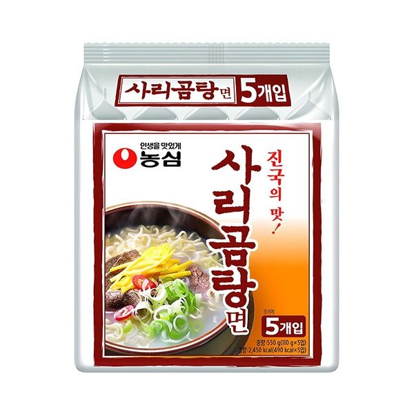 농심 사리곰탕면 110g 20개