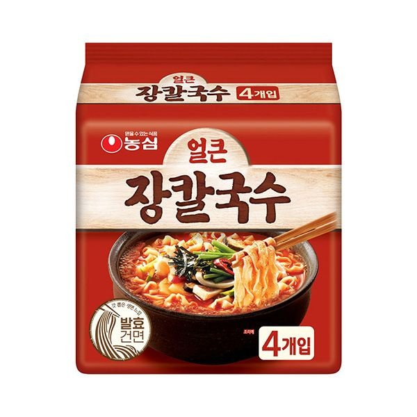 농심 얼큰 장칼국수 103g 16개
