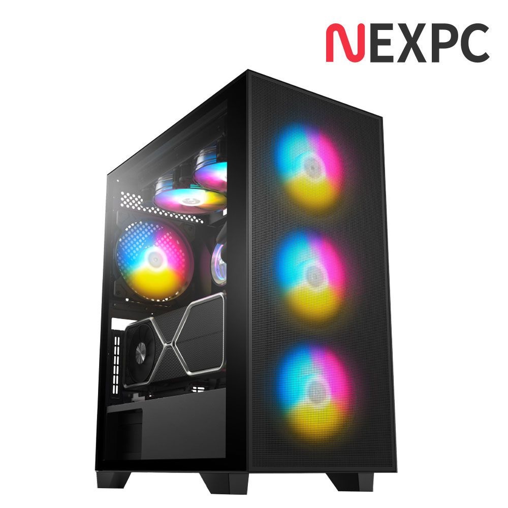 넥스피씨 넥스피씨 RTX5070 조립pc본체 배그 디아4 고사양 게임용 데스크탑 I5 14400F G411