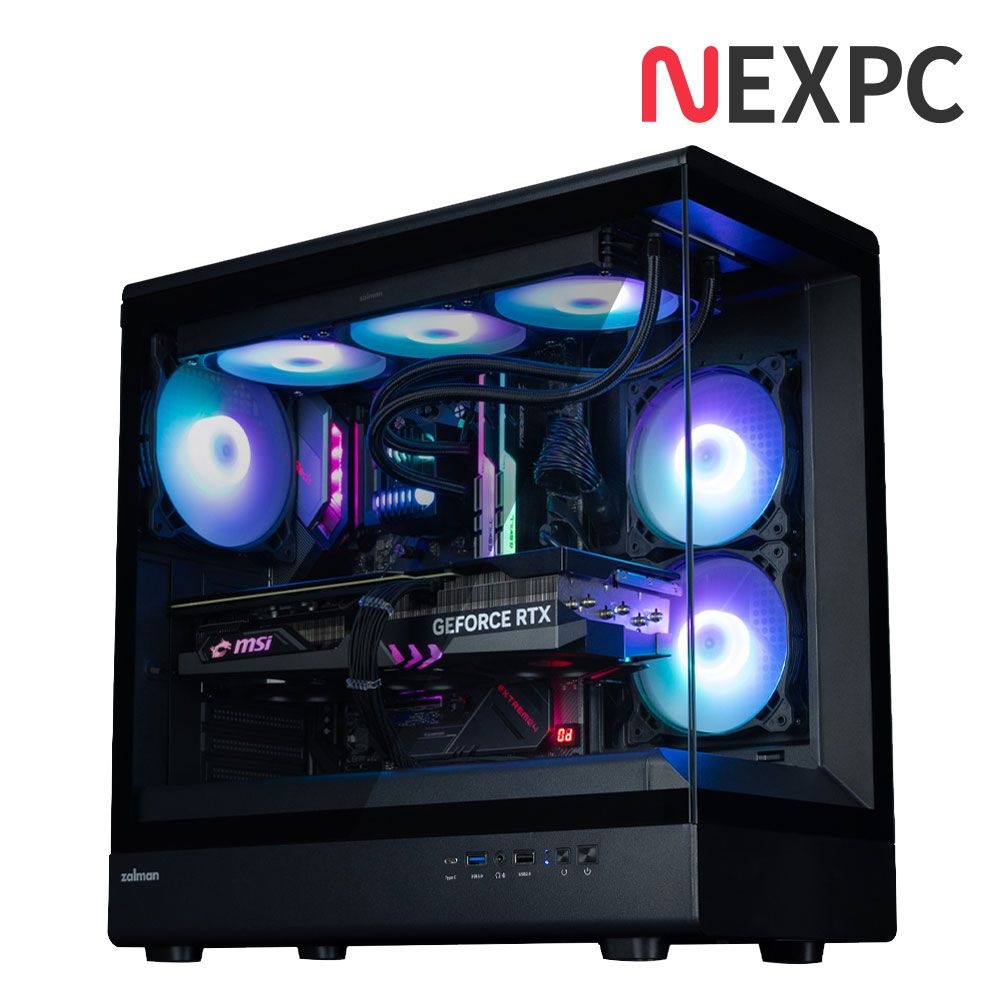 넥스피씨 RTX 5060TI 16GB 조립pc본체 데스크탑 게이밍 컴퓨터 배그 발로란트 롤 오버워치 AMD 9600X WIFI E285