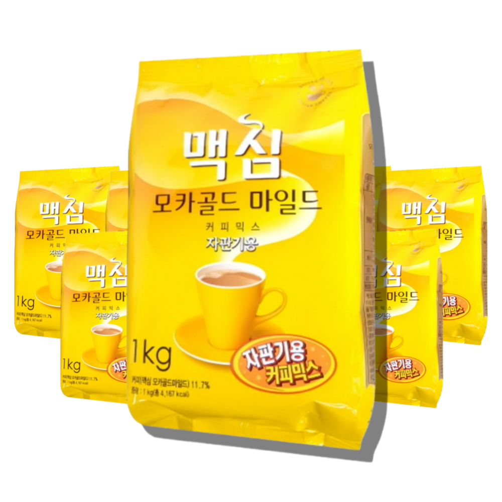 한국 맥심 모카골드 마일드 커피믹스 자판기용 1kg 10개