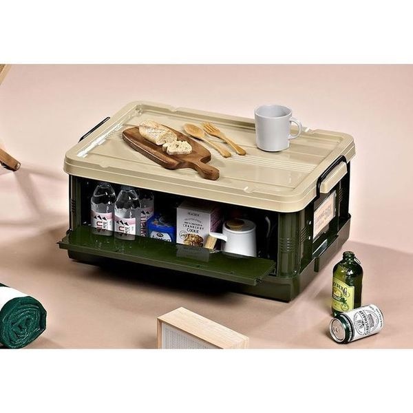 셀러허브_여성트랜드패션 [하프클럽]코멕스 캠핑박스 56l 카고박스 폴딩