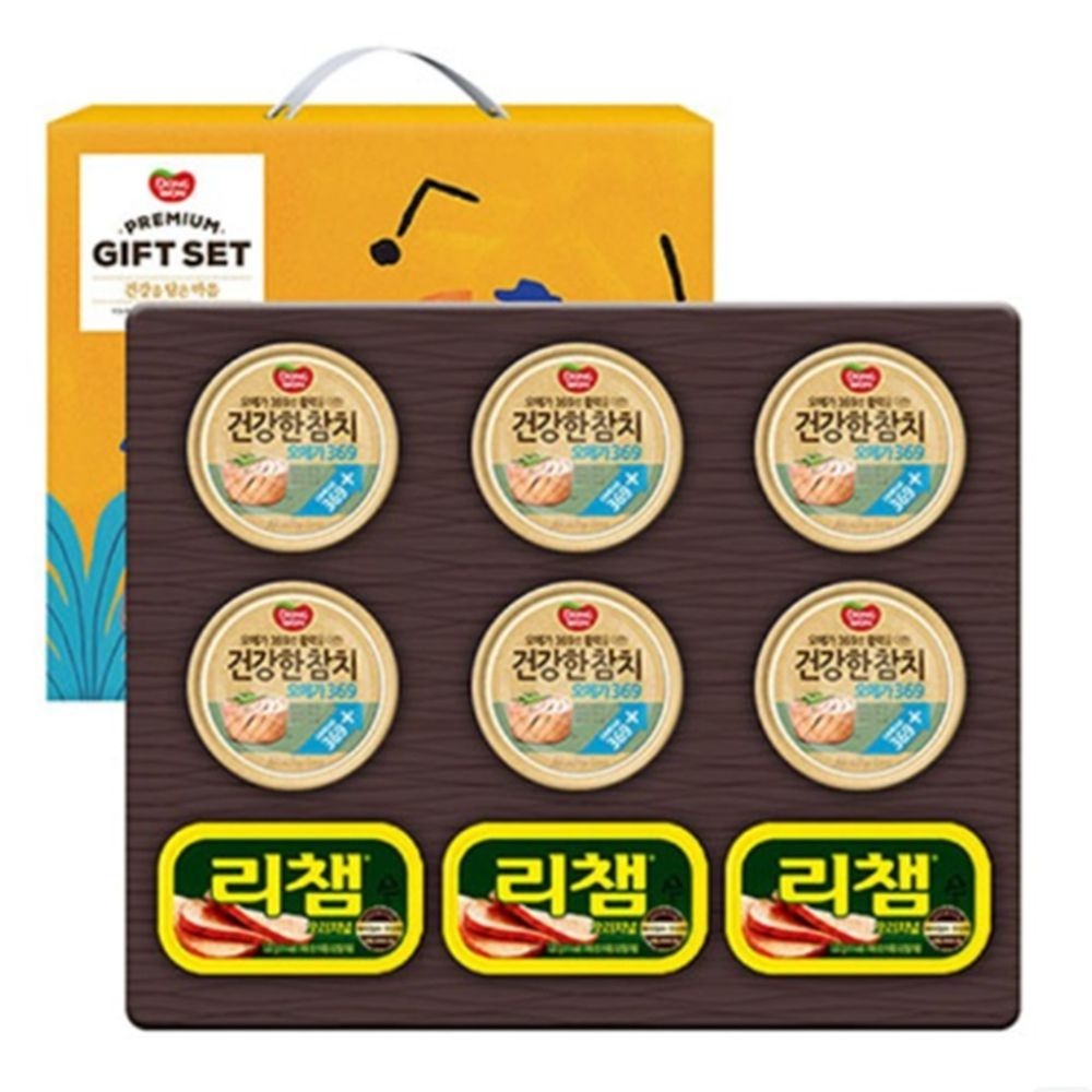 거래처 추석선물세트 회사명절선물 직원 참치세트 리챔 캔햄 동료 5셋트 직장 단체 공공기관