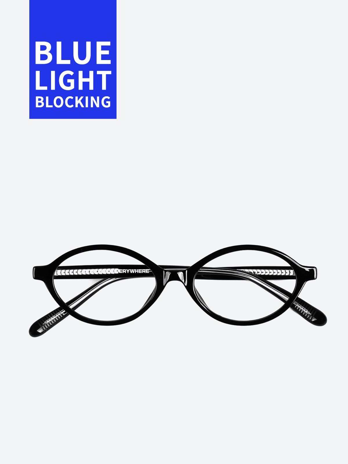 패션플러스][라스텔지아]Demi Black 긱시크 빈티지 블루라이트 차단 안경