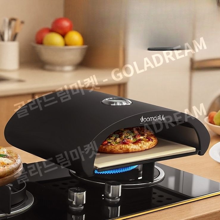 [해외] 피자 화덕 12인치 캠핑 겸용 실내외용 BBQ 오븐