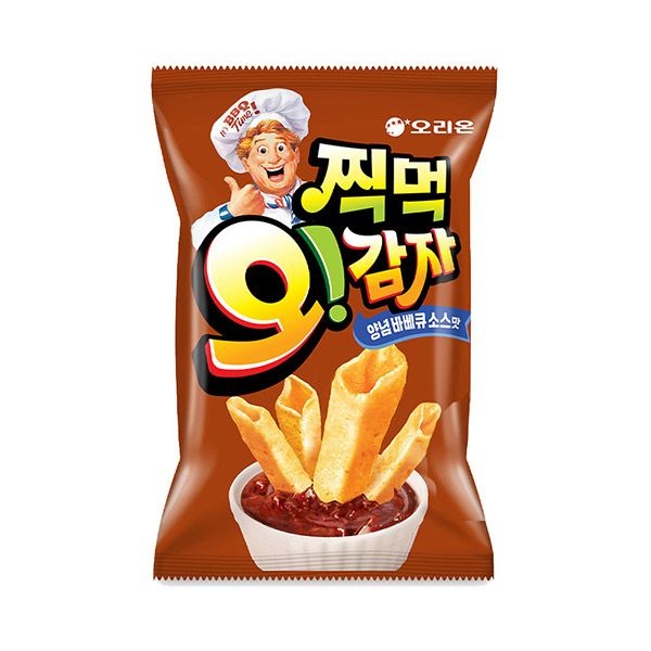 오리온 오감자 찍먹 양념바베큐소스맛 136g 14개