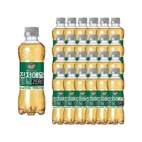 캐나다드라이 제로 진저에일 토닉워터 300ml 24개