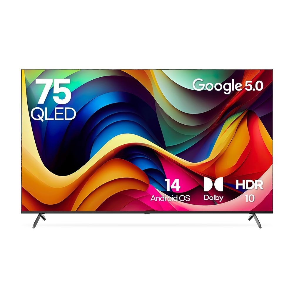 (현대Hmall) 루컴즈 75인치 4K UHD QLED 스마트TV T7505CKG 스탠드포함 / 벽걸이형 기사방문설치 상하좌우조절가능