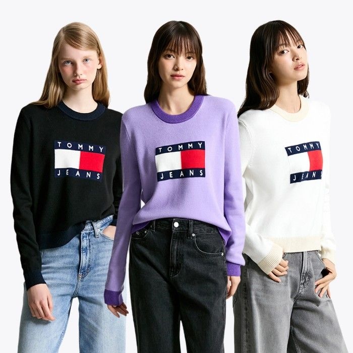 컬러블록 플래그 스웨터 3종 택1 T32F6KTO20TWT1