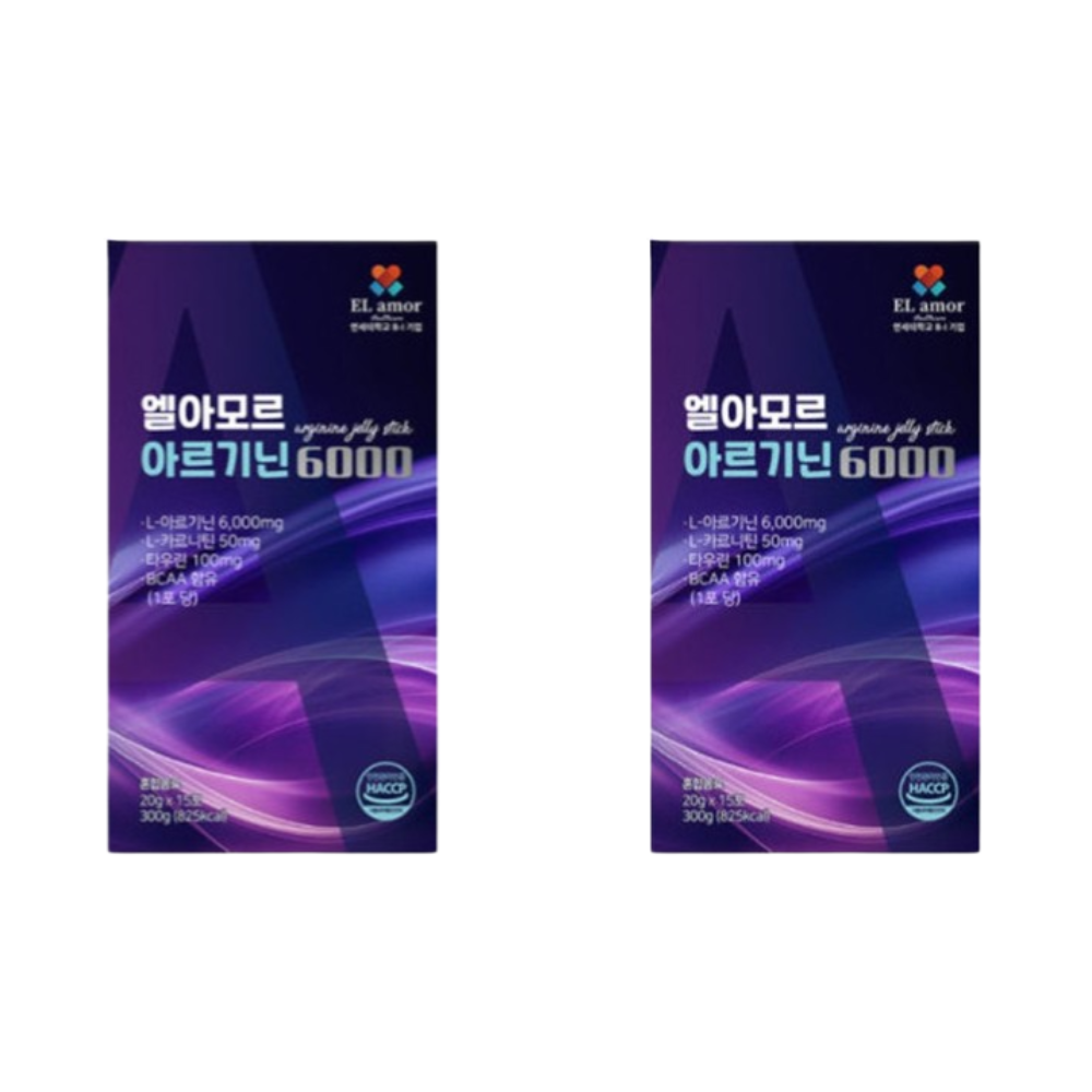 엘아모르 아르기닌 6000 2박스 60포