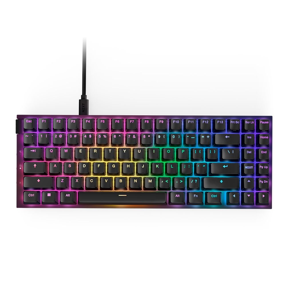 NZXT [NZXT 공인 판매처] Function 2 MiniTKL 텐키리스 게이밍 키보드 기계식 알루미늄 리니어 광축