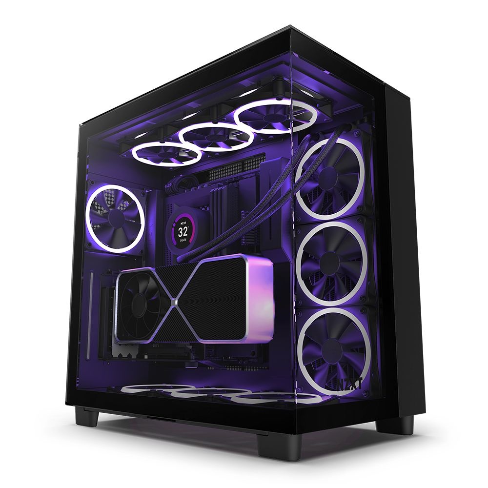 NZXT NZXT [NZXT 공인 판매처] H9 Elite 프리미엄 듀얼 챔버 미드 타워 에어플로우 PC 케이스