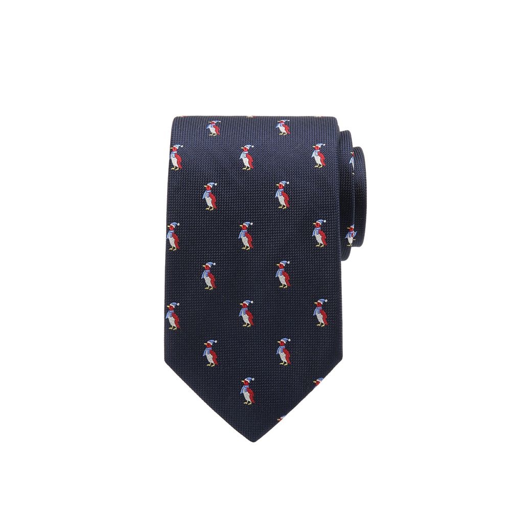 [롯데백화점] 브룩스 브라더스 펭귄 패턴 우븐 타이 (네이비) (BBATMM6764QDF) LE1220285936