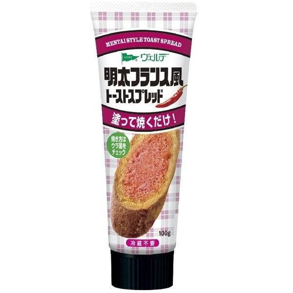 라꾸라꾸재팬파트너사_アヲハタ [해외] 아오하타 베르데 명란젓 프랑스식 토스트 스프레드 100g 164211