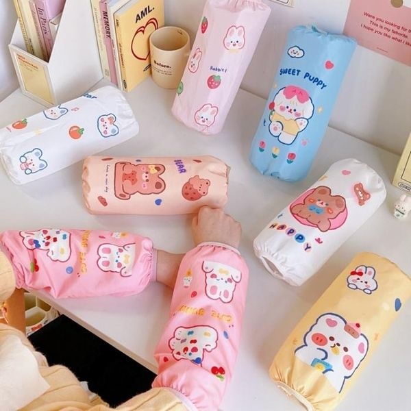 팔토시 나일론 미술 용품 공방 캐릭터 곰돌이 토끼