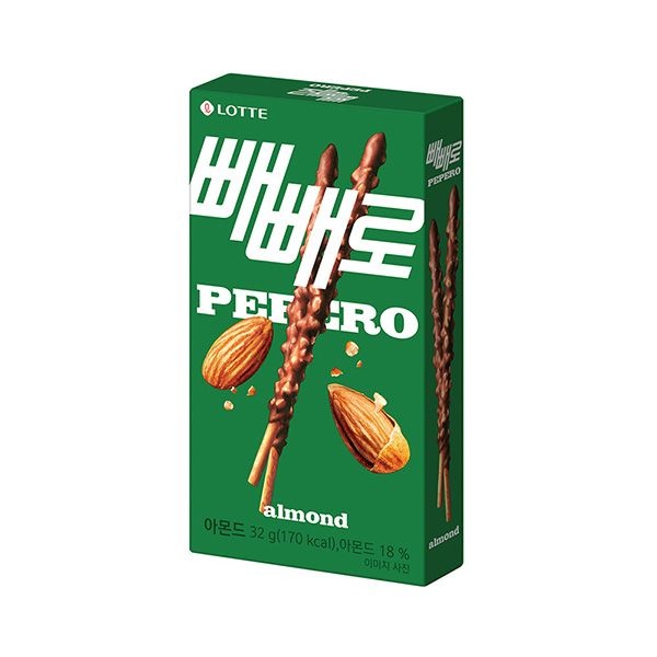 롯데 빼빼로 아몬드 37g 40개