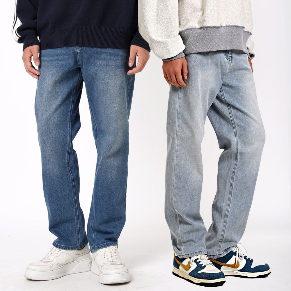 비브레이커스 남자 빅사이즈 스판 밴딩 테이퍼드 청바지 SA401