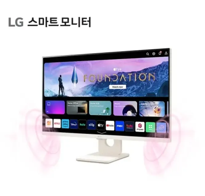 상품상세참조 LG전자 27인치 스마트모니터 IPTV 휴대폰 미러링 HDR 스마트TV 유튜브 HDMI Wi-Fi 블루투스-W1