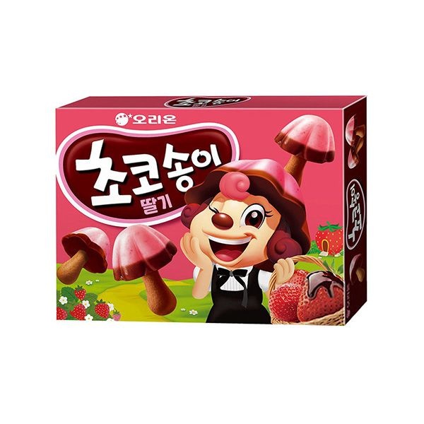 오리온 초코송이 딸기 45g 14개