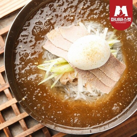 아워홈 여름별미 함흥 물냉면 10인세트 냉면2kg+ 육수330g x10개