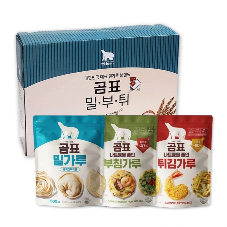 곰표 3종 밀가루 선물세트 명절 답례품