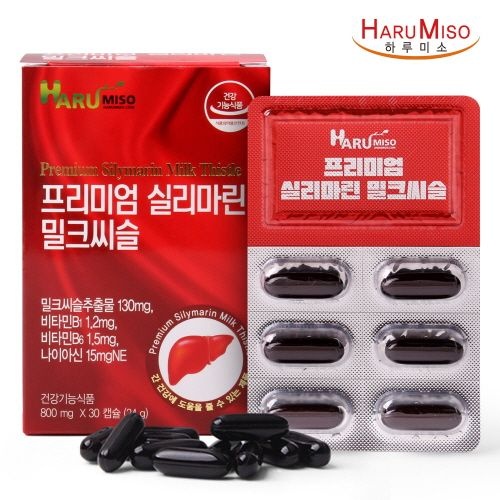 [임박특가] 하루미소 프리미엄 실리마린 밀크씨슬 (30캡슐)/소비기한 2025-11-16