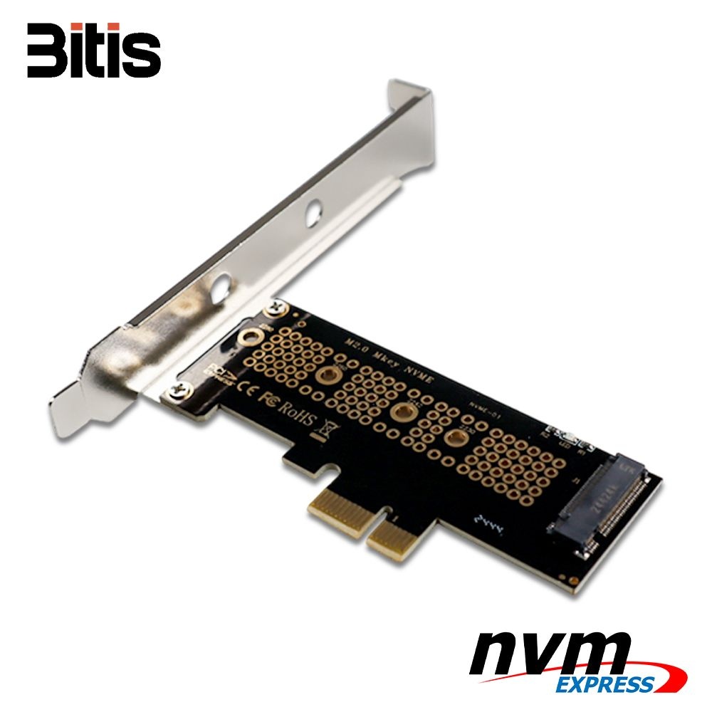 M.2 NVME PCIE 1x 어댑터 SSD 확장카드 변환 컨버터