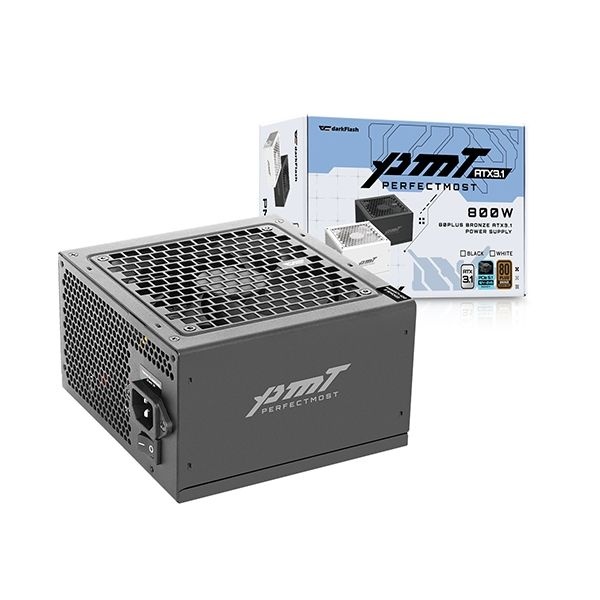 DARKFLASH 퍼펙트모스트 800W 80PLU브론즈 ATX3.1 블랙