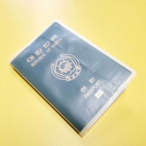 에이치플러스몰 [하프클럽]여권 케이스 반투명 저렴한여권케이스