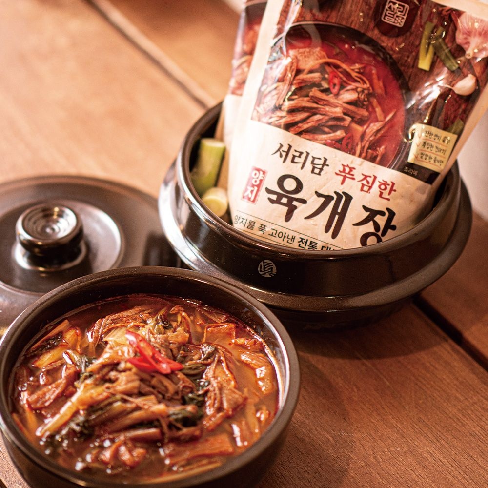 서리담 푸짐한 양지 육개장 1팩 600g