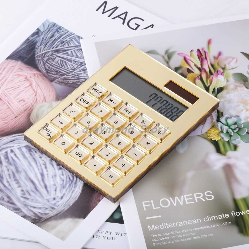 [해외] 골드 계산기 럭셔리 무인 쌀집 일반 공인중개사 태양열 캐릭터 매장 충전