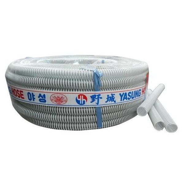 [브이와이][하프클럽]야성 부품 고압나선호스 x 투명 38mm 50m