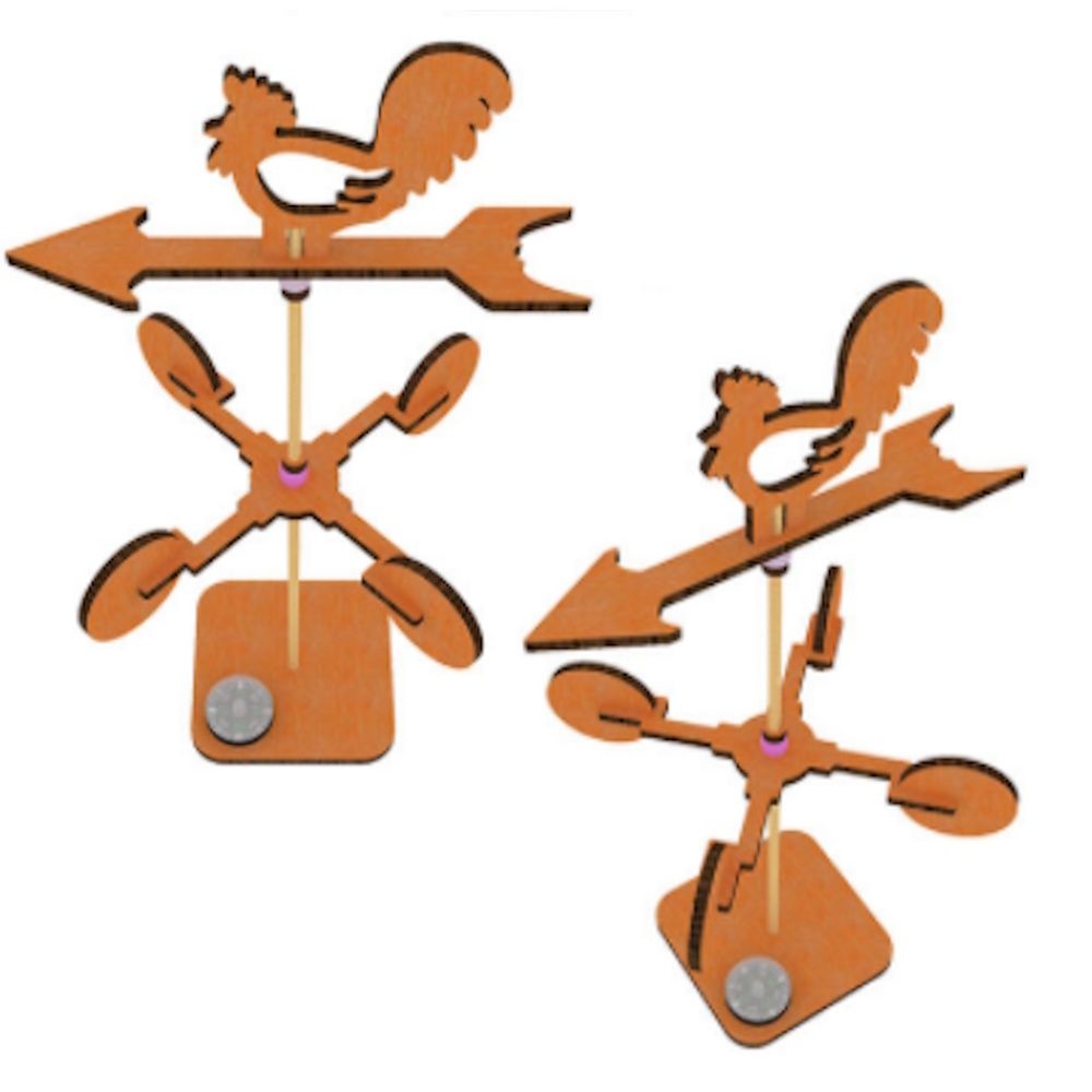 나무 풍향풍속계 만들기 사이언스키트 과학교구 초등