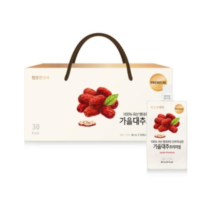 천호엔케어 가을 대추 대추차 국산 선물 80ml 30개