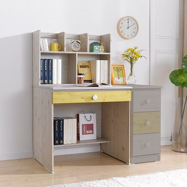 인터데코 책상+책장 세트 전면형책상 80cm P0000LON