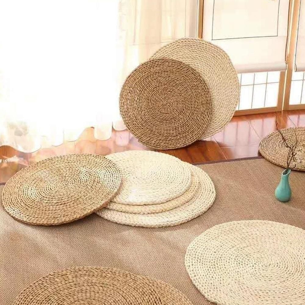 공부 두툼한 방석 왕골 학생 짚 사무실 인테리어 큰 소파 쿠션 방석형 동그란