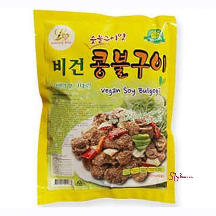 셀러버디A10협력업체 콩고기 콩불고기 요리 식물성 1Kg 250gx2개 냉동 2Kg 대체육 숯불ssu211