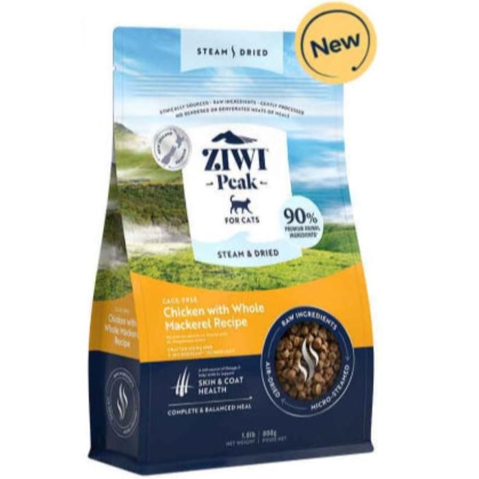 지위픽 애묘 건사료 스팀앤드라이 닭고기 고등어 800g