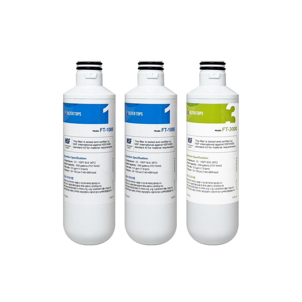 상품상세참조 필터탑스 [호환] LG 엘지 퓨리케어 WD523ASB 프리미엄 정수기 필터 1년세트