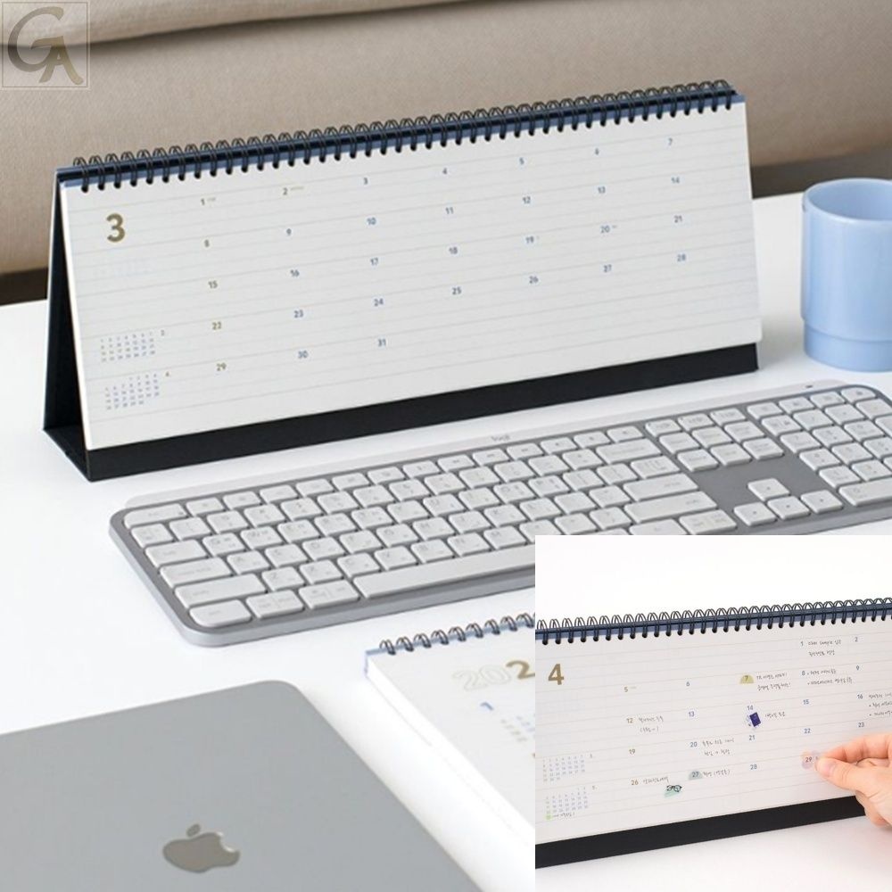 젠어필 2026 년 가로형 위클리플래너 26년 탁상형 스탠딩 투두리스트 1년 주간 계획표 주간스케줄러 감성적인생활수첩