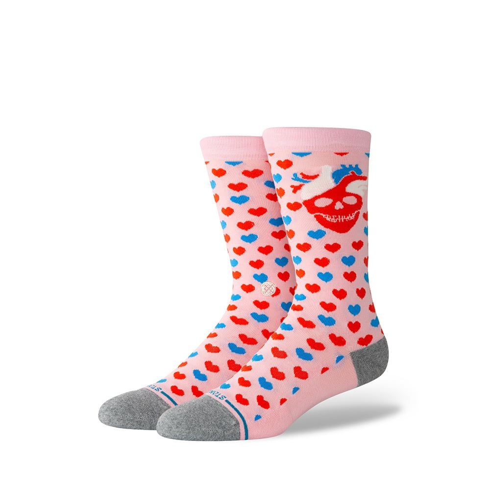 STANCE 스탠스 [STRANGE LOVE X STANCE] [UNISEX] STC-하티드 크루 A545A25HEA-PNK