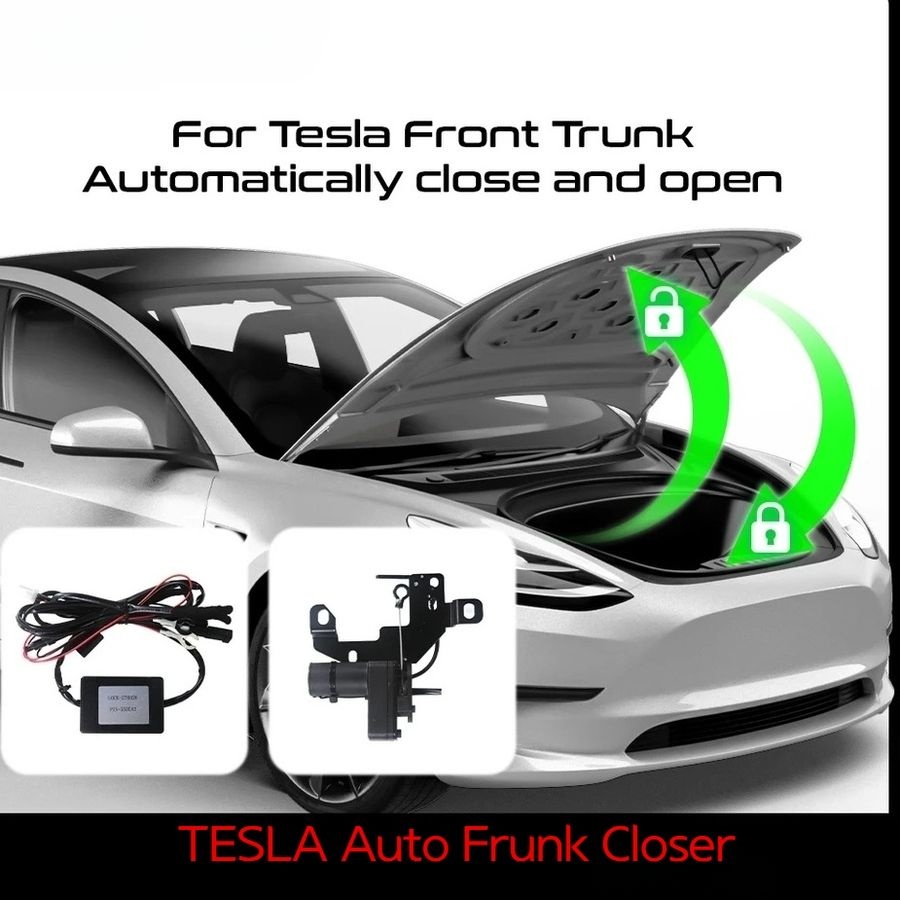 [해외] 테슬라 오토 프렁크 시스템 노크타입 오픈 소프트클로즈 모델3 Y 하이랜드 주니퍼