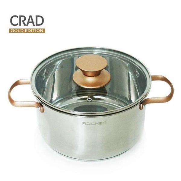 [하프클럽]로이첸 양수냄비 클라드 골드에디션 24cm