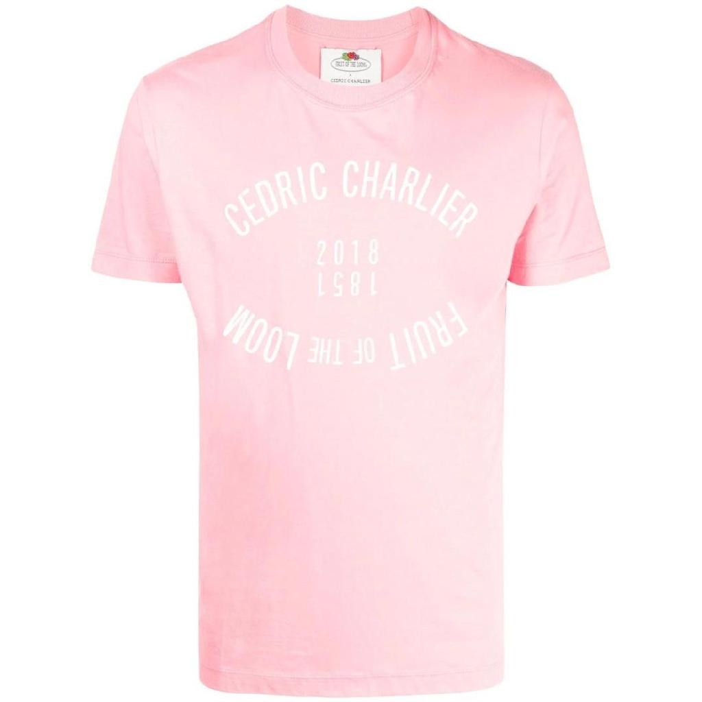 Cedric Charlier 세드릭샬리에 Cedric Charlier 로고 프린트 티셔츠 CEA0715 TP424005501