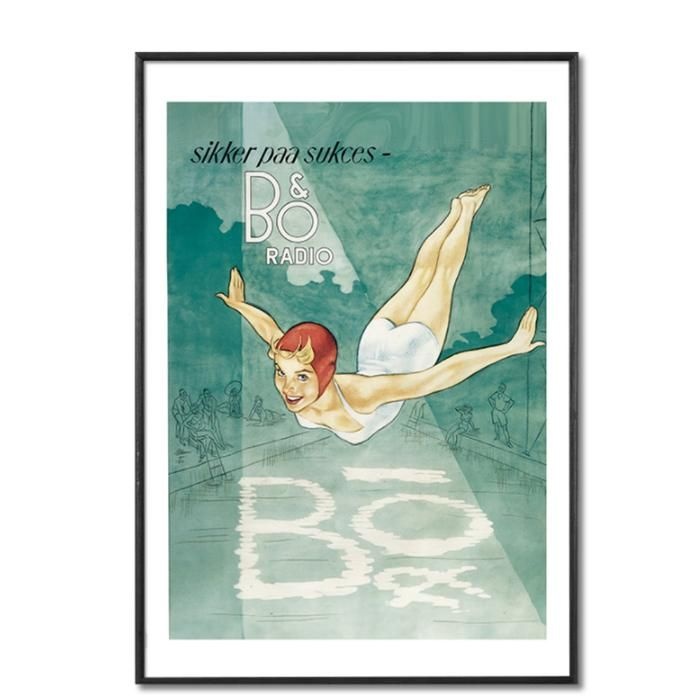 뱅앤올룹슨 Diving 헤리티지 포스터 인테리어 오브제