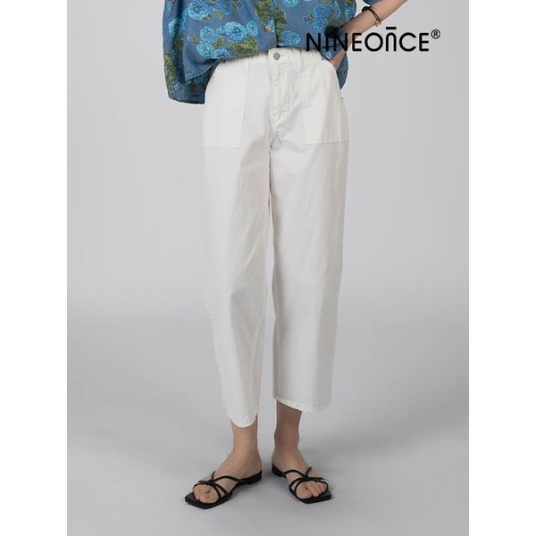 나인온스 [하프클럽]여름 면바지 리브코튼배기
