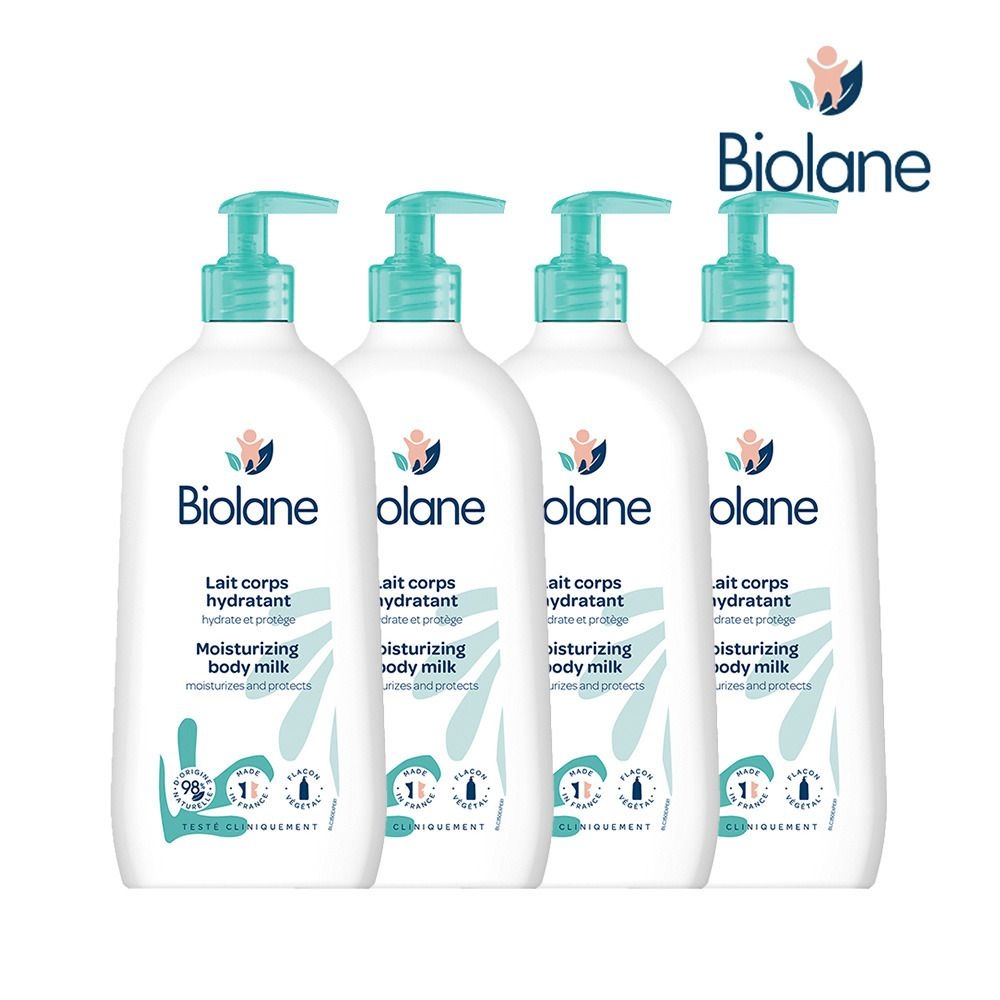 비올란 (현대Hmall) 비올란 모이스처라이징 바디밀크 350ml x4개 베이비 키즈 신생아 고보습 로션크림