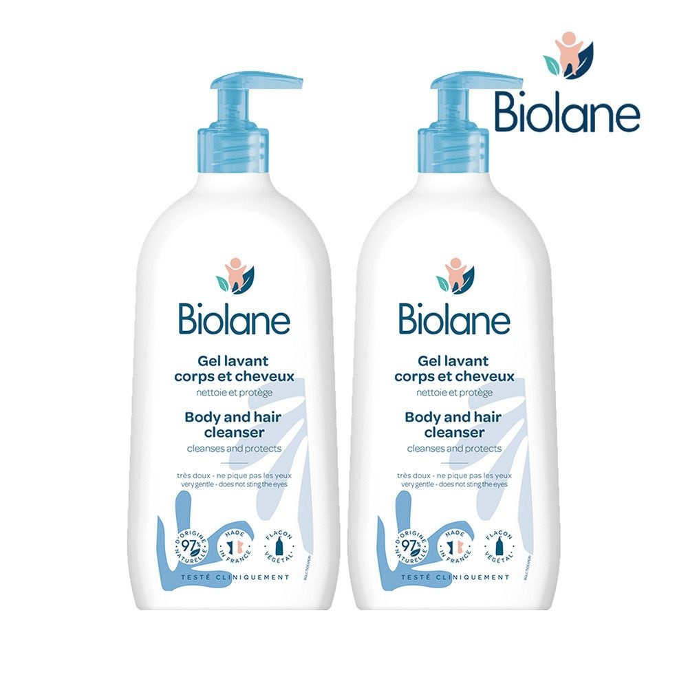 비올란 (현대Hmall) 비올란 2 in 1 바디앤헤어 클렌저 750ml x2개 아기 신생아 올인원 저자극 코코넛워시