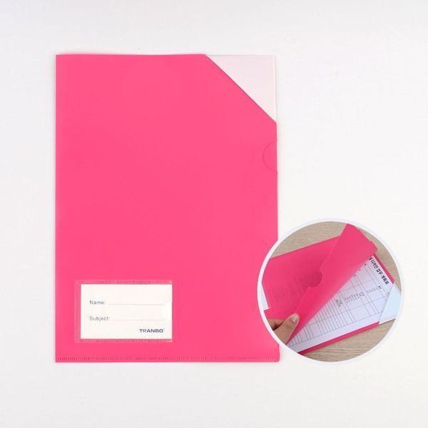 브이와이 [하프클럽]텔 L형 파일홀더 차트화일 클리어화일 A4