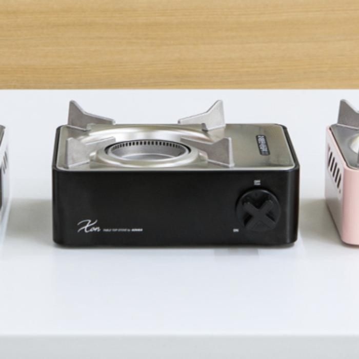 코베아 휴대용 캠핑 미니버너 엑스온 레인지 블랙